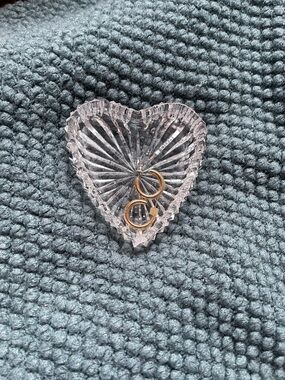 Waterford Crystal Heart Dish with Clear Crystal